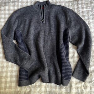 Kuna 100% Baby Alpaca Gorpcore Quarter Zip Pullover
